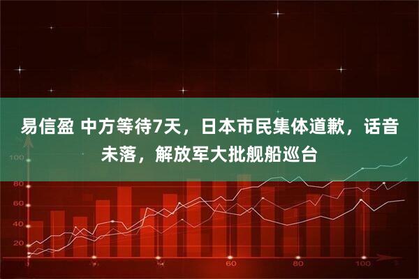 易信盈 中方等待7天，日本市民集体道歉，话音未落，解放军大批舰船巡台